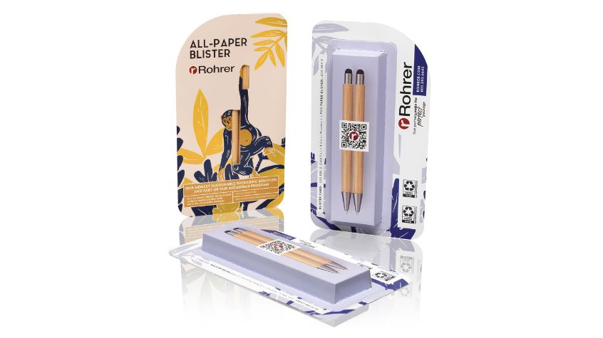 All-paper blister packaging